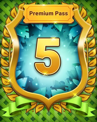 Garden Blast Holly Jolly Pass Badge