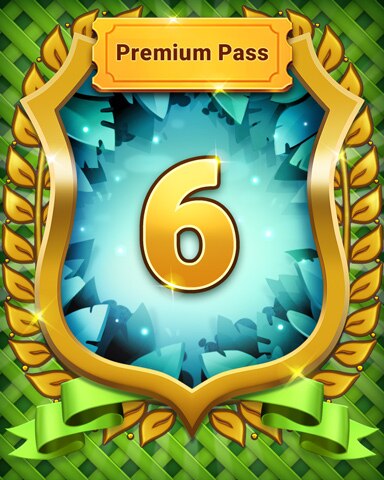 Garden Blast Icy Bloom Pass Badge