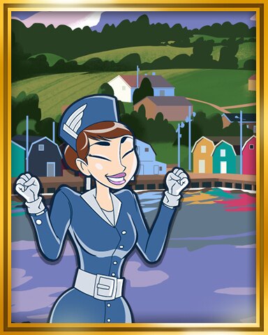 Pogo Jet Set Solitaire Prince Edward Island Extended Stay Coach Badge