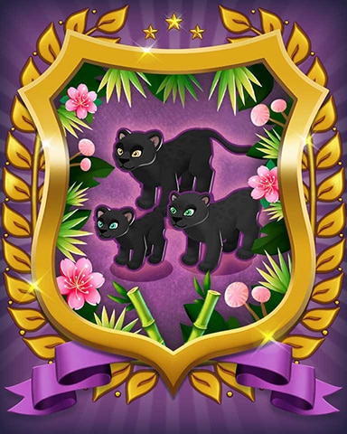 Mahjong Sanctuary Blackpanther Badge