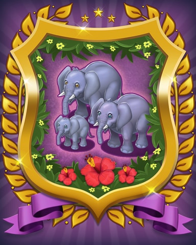 Mahjong Sanctuary Elephant Badge