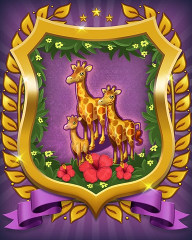 Mahjong Sanctuary Giraffe Badge