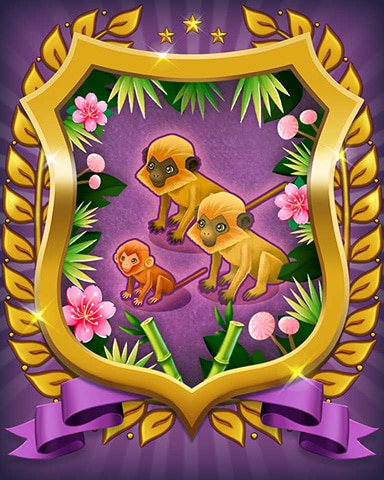 Mahjong Sanctuary Goldenlangur Badge