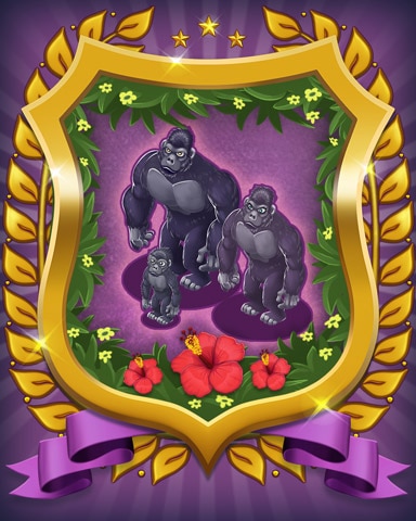 Mahjong Sanctuary Gorilla Badge