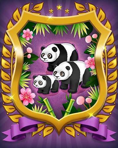 Panda Badge - Mahjong Sanctuary