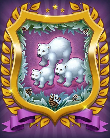 Mahjong Sanctuary Polarbear Badge