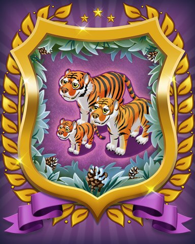 Mahjong Sanctuary Tiger Badge