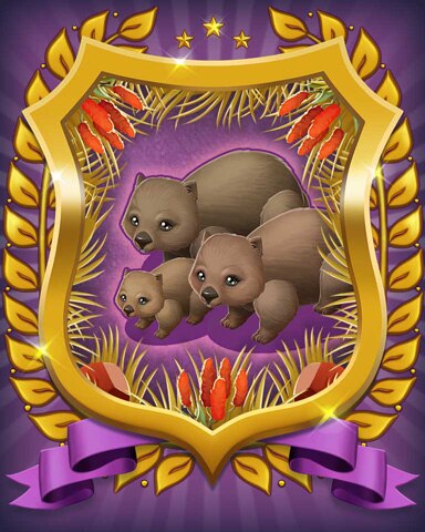 Mahjong Sanctuary Wombat Badge