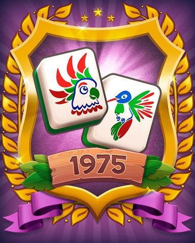 Mahjong Sanctuary Level 1975 Badge