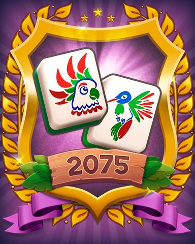 Mahjong Sanctuary Level 2075 Badge