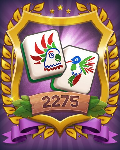 Pogo Mahjong Sanctuary Level 2275 Badge