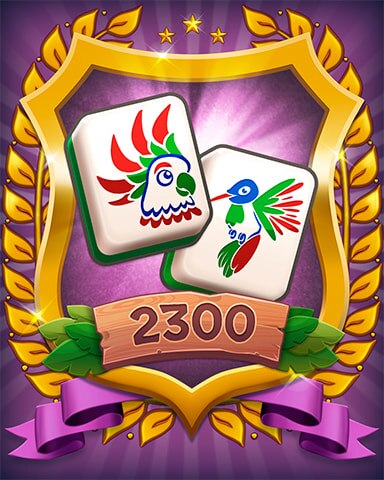 Pogo Mahjong Sanctuary Level 2300 Badge