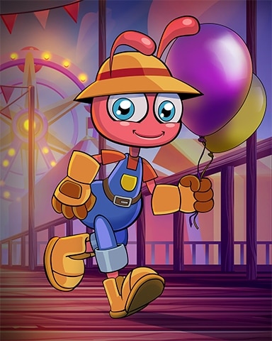 Pogo Slots Fair Balloon Stollin' Badge