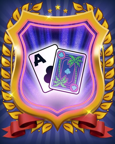 Poker Town Club Palm Deck Badge