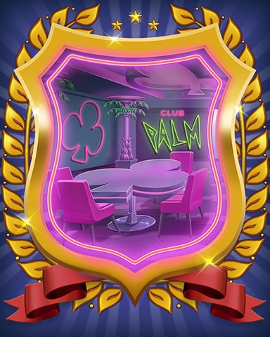 Poker Town Club Palm Room Badge