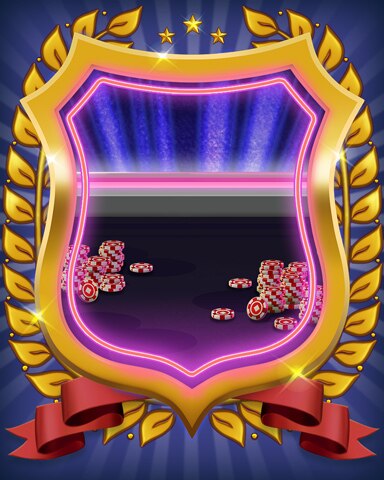 Poker Town Club Palm Table Badge