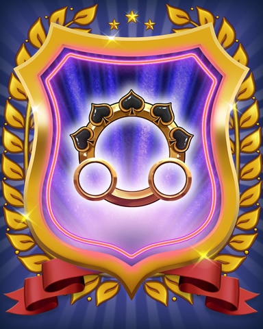Poker Town Crown of Spades Frame Badge