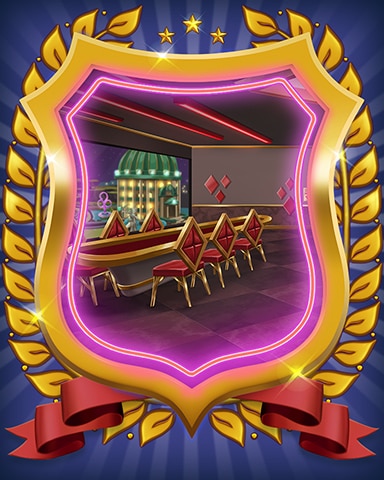 Poker Town Glittering Diamond Room Badge