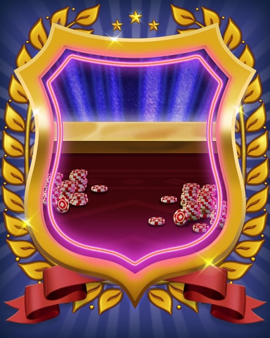 Poker Town Glittering Diamond Table Badge