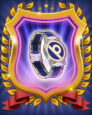 Poker Town P Club Bracelet Badge