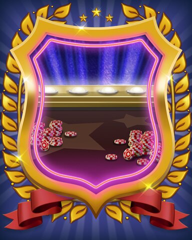 Poker Town Stage Lights Table Badge