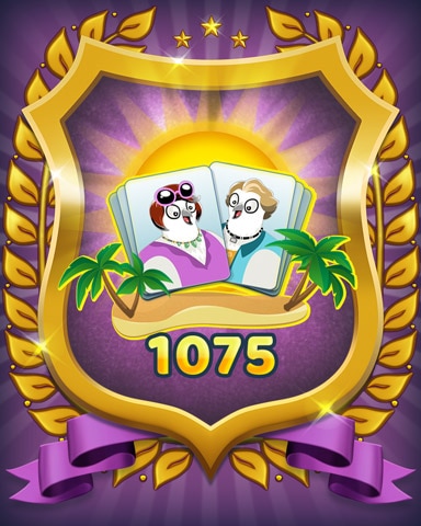 Snowbird Solitaire Level 1075 Badge