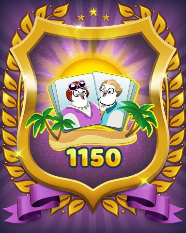 Snowbird Solitaire Level 1150 Badge