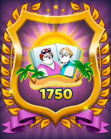 Snowbird Solitaire Level 1750 Badge