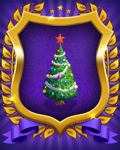 Snowbird Solitaire Snowbird Xmas Tree Badge