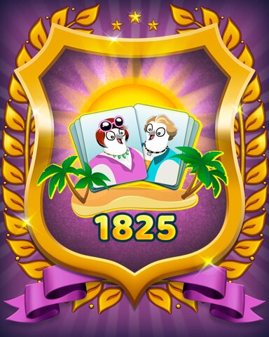 Snowbird Solitaire Level 1825 Badge