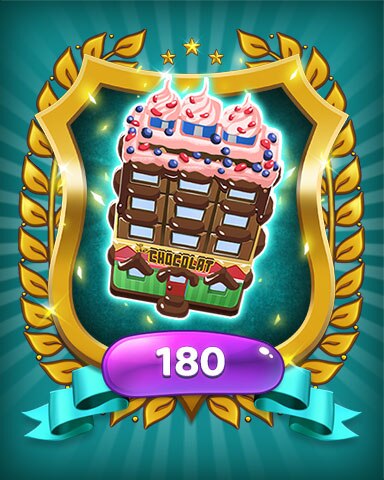 Pogo Sweet Tooth Town Chocolate Level 180 Badge