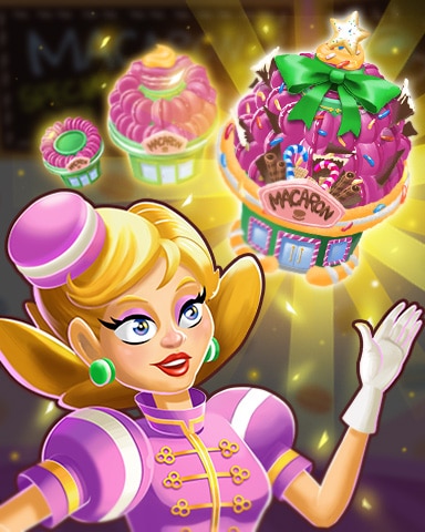 Sweet Tooth Town Macaron Shop Tier 5 - Expansion 1 Badge