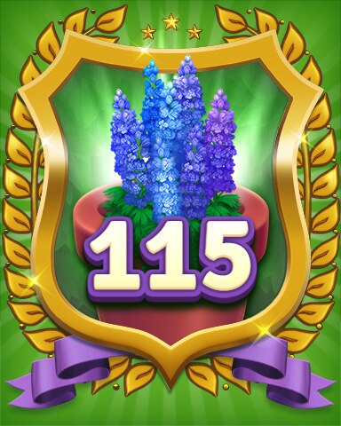 Secret Word Gardens Gardener Level 115 Badge