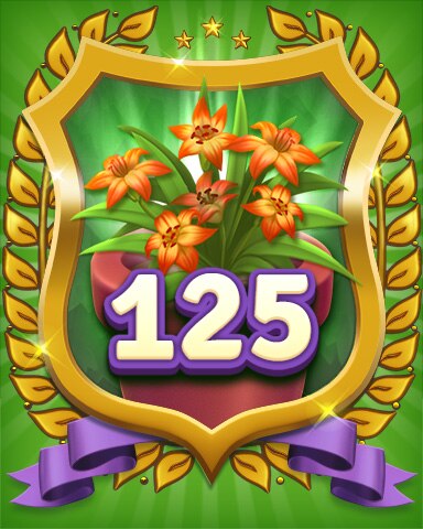 Secret Word Gardens Gardener Level 125 Badge