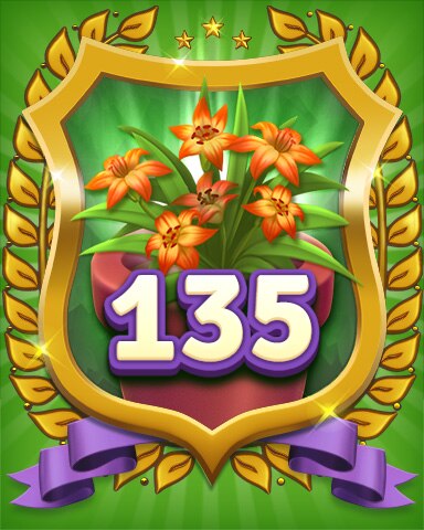 Secret Word Gardens Gardener Level 135 Badge
