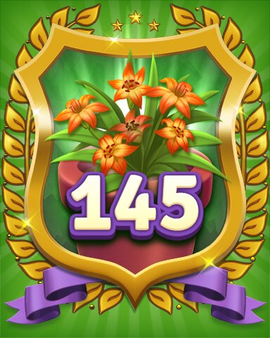 Secret Word Gardens Gardener Level 145 Badge
