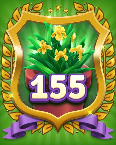 Secret Word Gardens Gardener Level 155 Badge