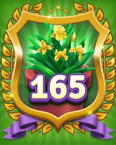 Secret Word Gardens Gardener Level 165 Badge