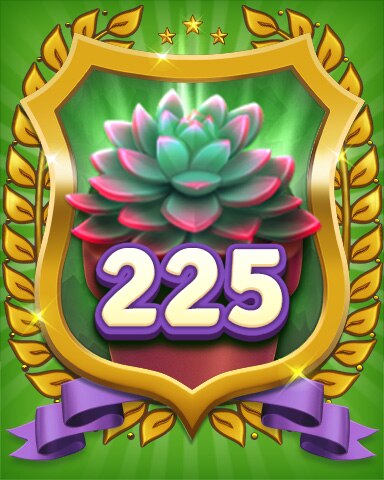 Secret Word Gardens Gardener Level 225 Badge