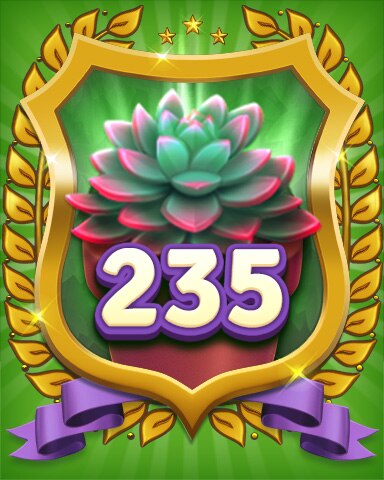 Secret Word Gardens Gardener Level 235 Badge