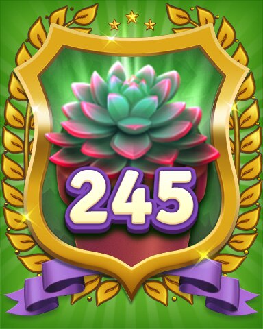 Secret Word Gardens Gardener Level 245 Badge