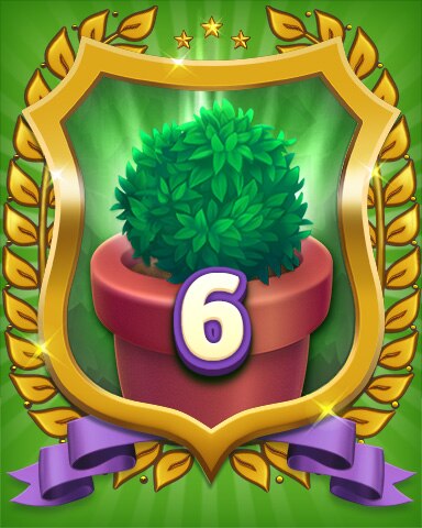 Secret Word Gardens Gardener Level 6 Badge