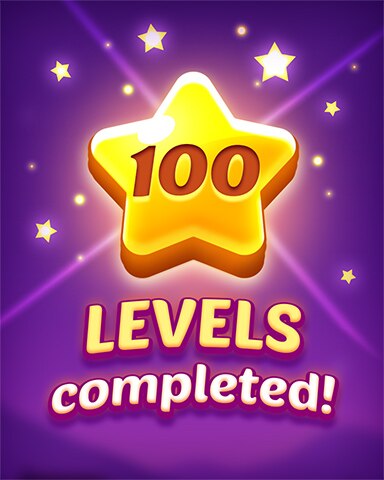 Tile Hero Level 100 Badge
