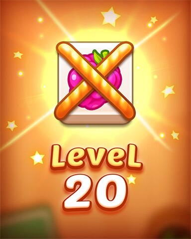 Tile Hero Level 20 Badge