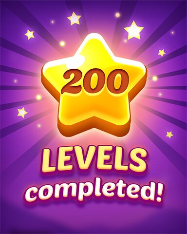 Tile Hero Level 200 Badge