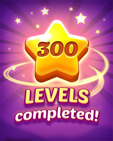 Tile Hero Level 300 Badge