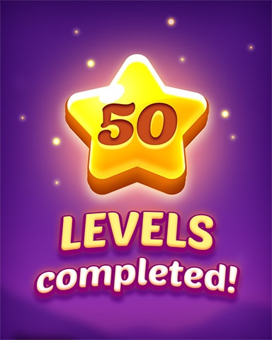 Tile Hero Level 50 Badge