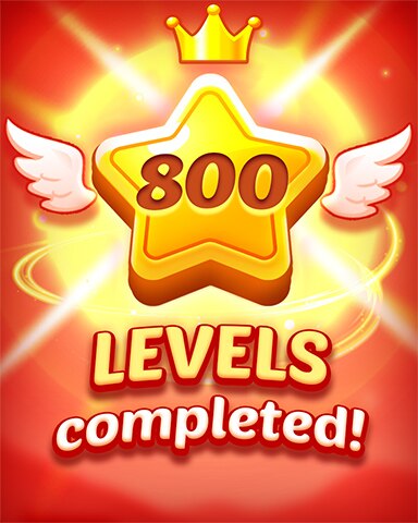 Tile Hero Level 800 Badge