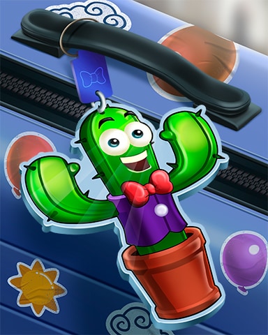 Poppit! Luggage Tag Badge - First Class Solitaire HD