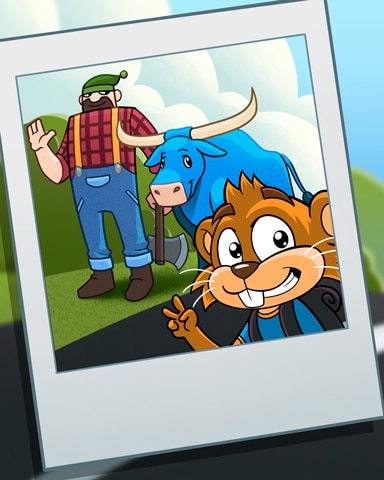 Paul Bunyan Roadside Wonders Badge